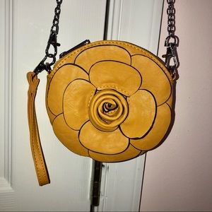 Vegan Leather Crossbody Bag / Wristlet